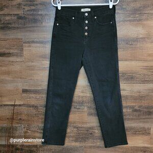 Madewell Jeans Size 28 Stovepipe High Rise Tummy Control Lunar Wash K4354